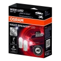 КОМПЛЕКТ 2x LED автомобилна крушка NIGHT BREAKER W2.1x9.5d/1W/12V 5700K - Osram