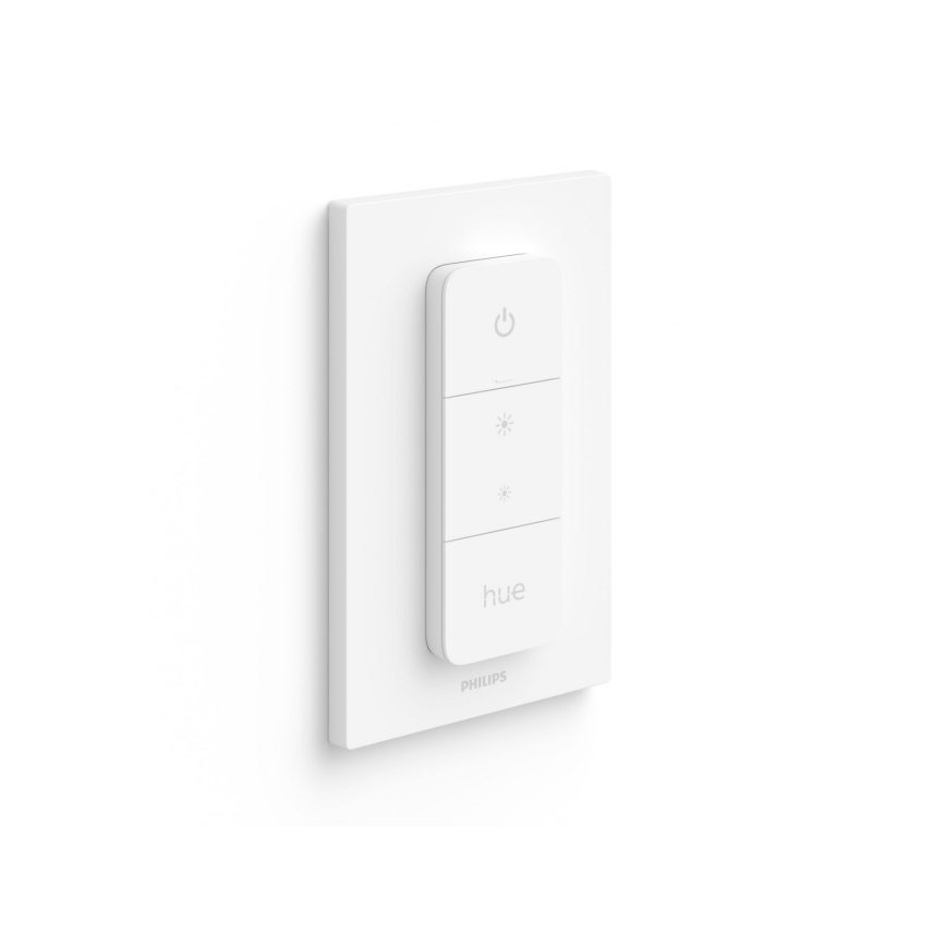 Комплект от 2 димируеми LED крушки Philips Hue WHITE AMBIANCE GU10/4,2W/230V 2200-6500K + димиращ ключ