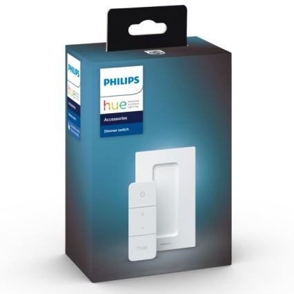Комплект от 2 димируеми LED крушки Philips Hue WHITE AMBIANCE GU10/4,2W/230V 2200-6500K + димиращ ключ