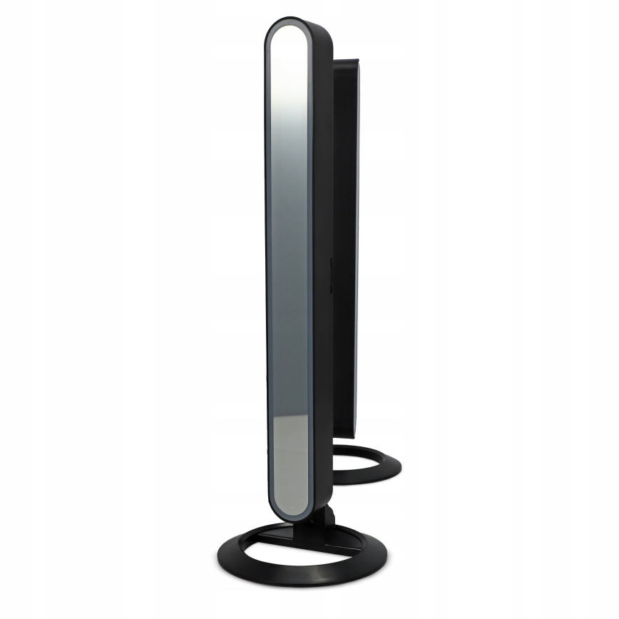 КОМПЛЕКТ 2x LED RGBIC димируема настолна лампа LED/5W/5V черна + дистанционно управление