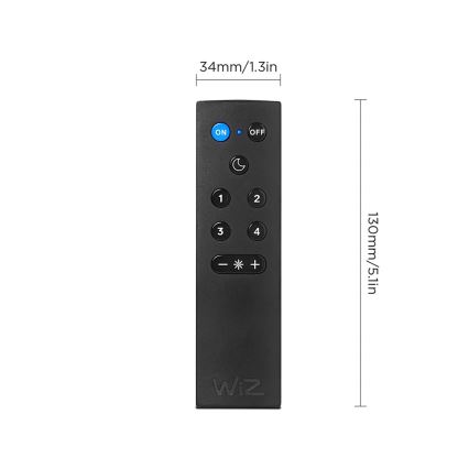 Комплект от 2 димируеми LED RGBW крушки A60 E27/9W/230V 2200-6500K Wi-Fi + дистанционно управление - WiZ