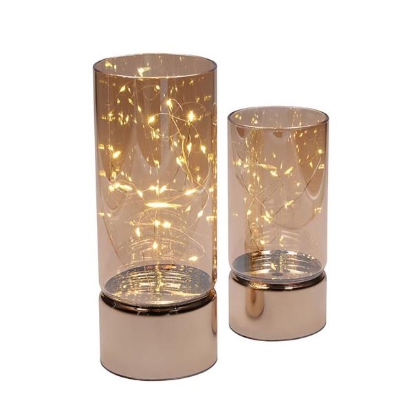 Комплект 2x LED коледни лампички 20xLED+10xLED/2xAA+3xAA топла бяла