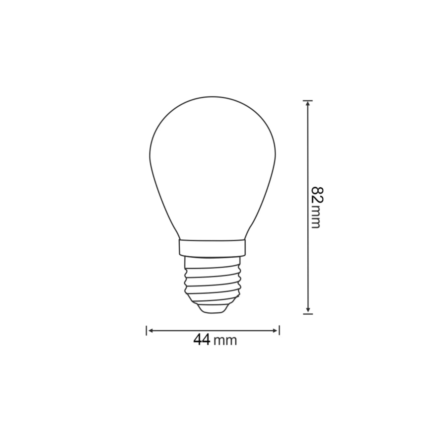 КОМПЛЕКТ 2x LED Крушка PARTY E27/0,3W/36V червена