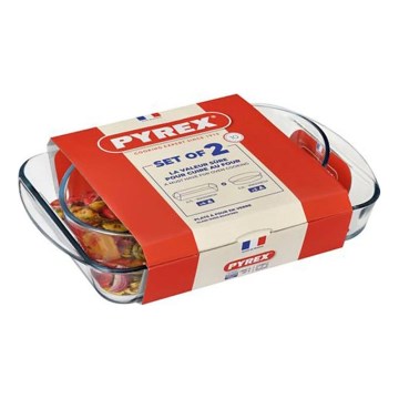 Комплект 2x тави PYREX 2,7/2,2 л