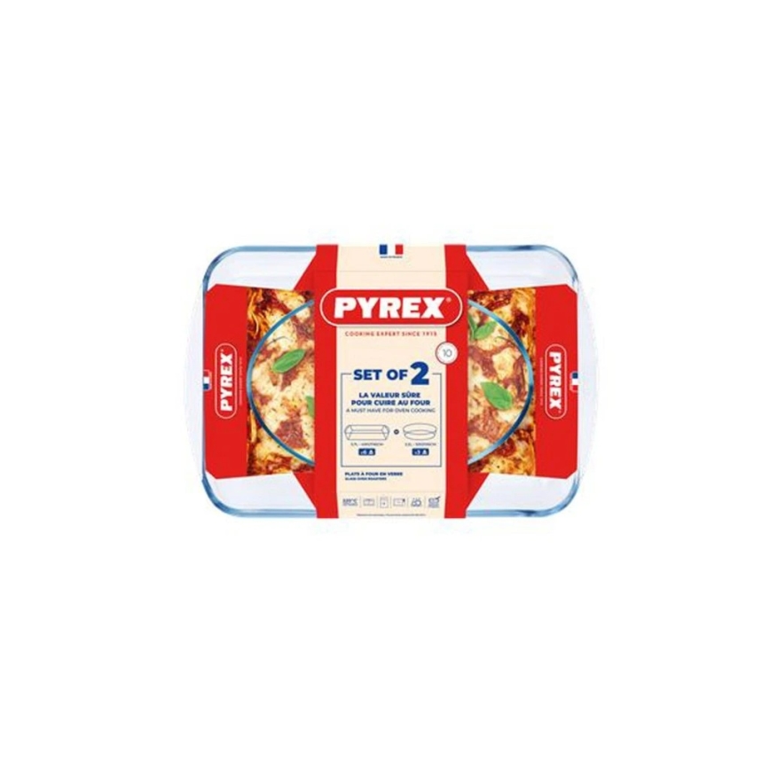 Комплект 2x тави PYREX 3,7/2,2 l