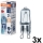 Комплект 3 бр. крушки за фурна HALOPIN G9/40W/230V 2700K - Osram