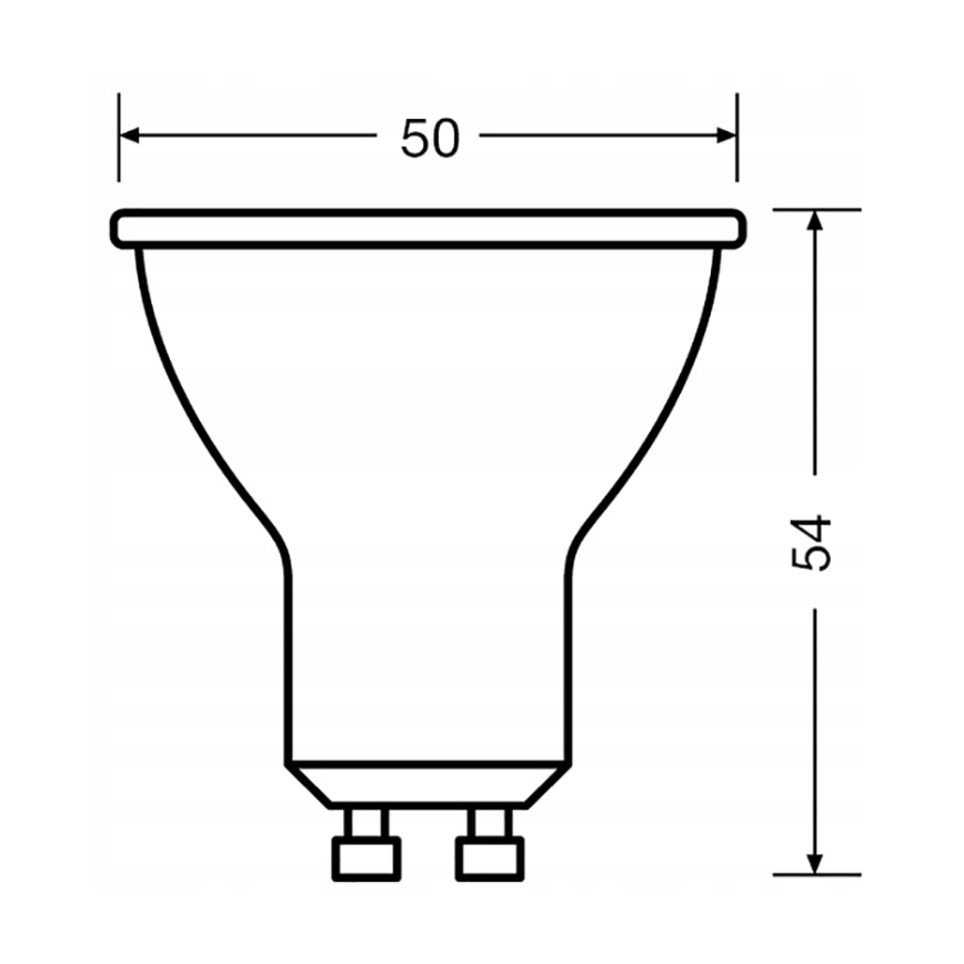 КОМПЛЕКТ 3x LED рефлекторни лампи PAR16 GU10/6,9W/230V 6500K 36° - Osram