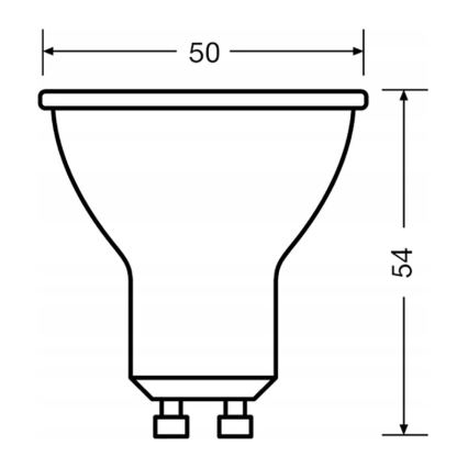 КОМПЛЕКТ 3x LED рефлекторни крушки PAR16 GU10/6,9W/230V 2700K 60° - Osram