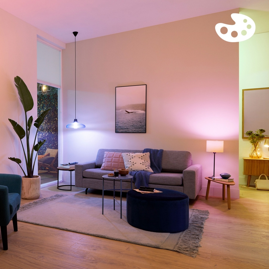 Комплект 3x LED RGB димируема крушка Philips SMART A60 E27/8,8W/230V 2200-6500K