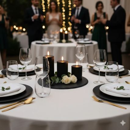 Комплект 3x LED свещи BRILLO LED/2xAA, черни, с дистанционно управление