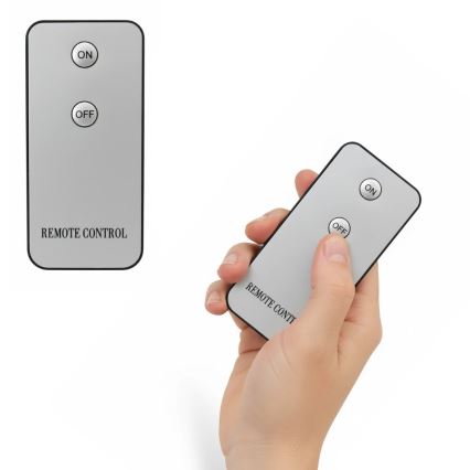 Комплект 3x LED свещи BRILLO LED/2xAA, черни, с дистанционно управление