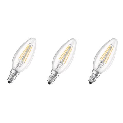 Комплект 3x LED крушка BASE VINTAGE B40 E14/4W/230V 4000K – Osram