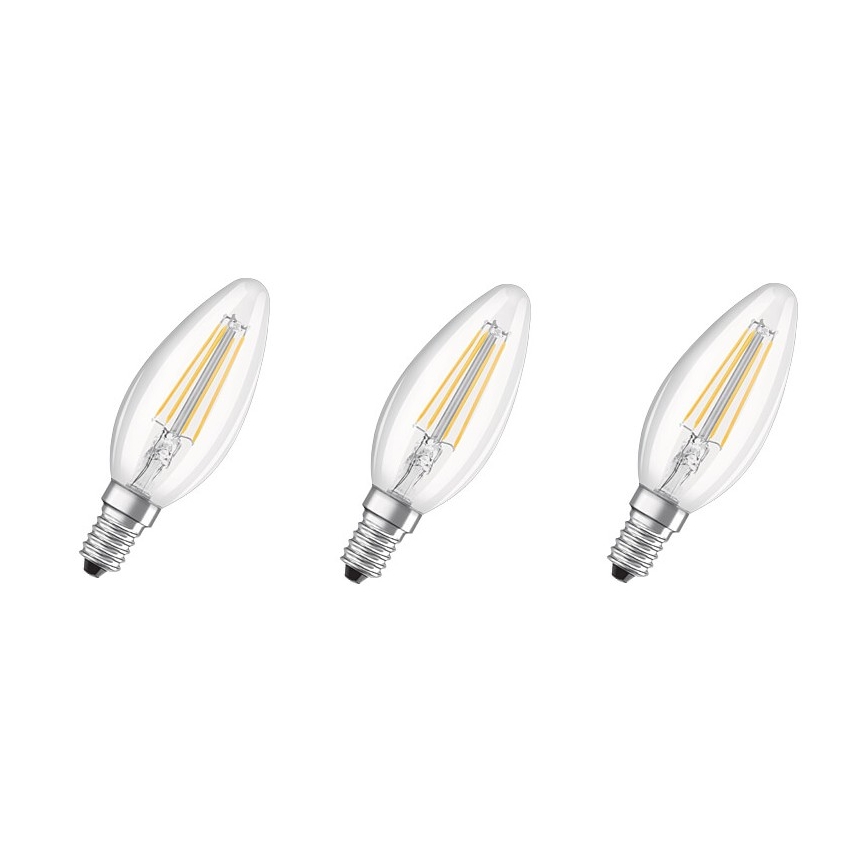 Комплект 3x LED крушка BASE VINTAGE B40 E14/4W/230V 4000K – Osram