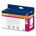 Комплект 3x LED крушки A60 E27/8,5W/230V 6500K - Osram