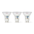 КОМПЛЕКТ 3x LED крушки GU10/4,5W/230V 2700K