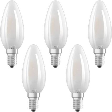 КОМПЛЕКТ 5x LED Крушка VINTAGE E14/4W/230V 2700K - Osram