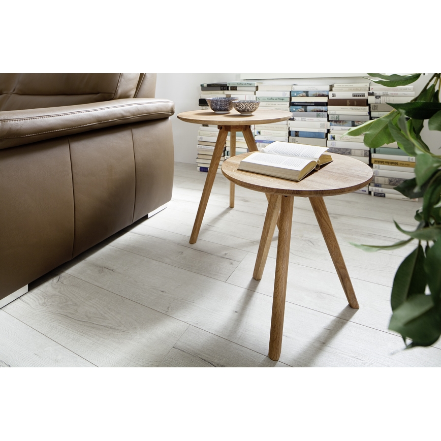 Комплект от 2 холни маси VEYLOR, дъб