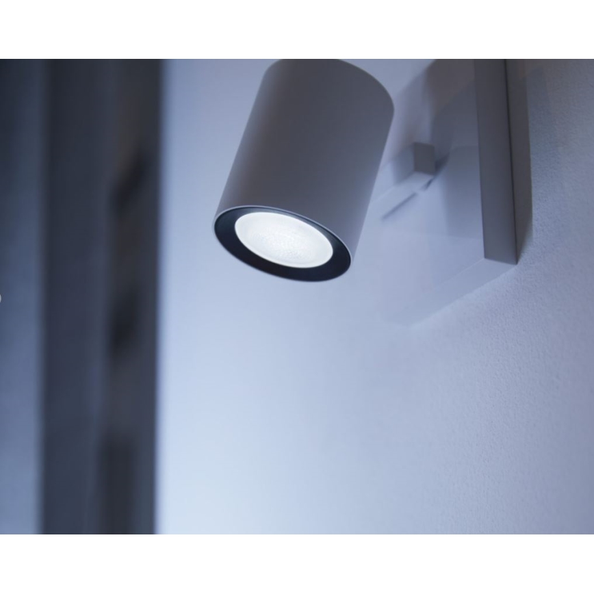 Комплект 2x димируеми LED крушки Philips Hue WHITE AMBIANCE GU10/4,2W/230V 2200-6500K + Hue bridge