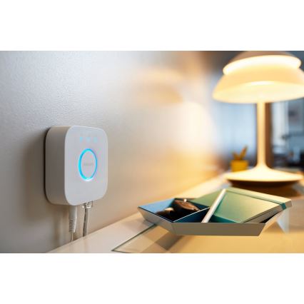 Комплект 2x димируеми LED крушки Philips Hue WHITE AMBIANCE GU10/4,2W/230V 2200-6500K + Hue bridge