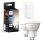 Комплект от 2 димируеми LED крушки Philips Hue WHITE AMBIANCE GU10/4,2W/230V 2200-6500K + димиращ ключ