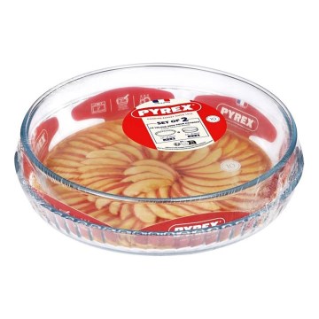 Комплект от 2 форми за пай PYREX, диаметър 26/28 см