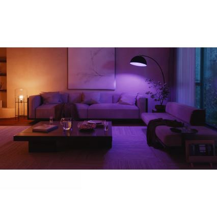 КОМПЛЕКТ 2x LED димируема крушка Philips Hue WHITE AND COLOR AMBIANCE E27/8,1W/230V 1000-20000K