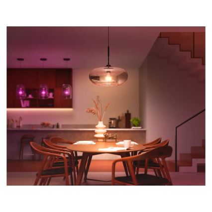 КОМПЛЕКТ 2x LED димируема крушка Philips Hue WHITE AND COLOR AMBIANCE E27/8,1W/230V 1000-20000K