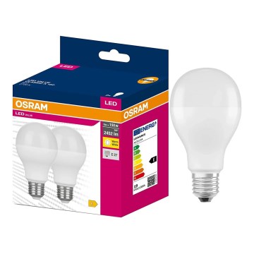 Комплект от 2 LED крушки VALUE CLASSIC E27/19W/230V 2700K - Osram