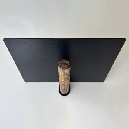 Комплект от 2 стенни рафта 15x21 см, черни