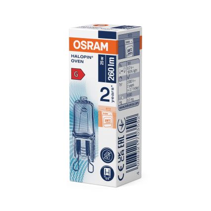 Комплект от 3 бр. крушки за фурна HALOPIN G9/25W/230V 2700K - Osram