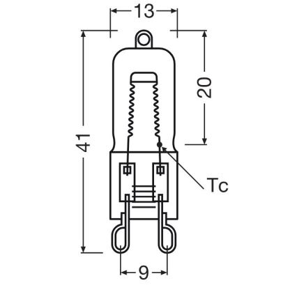 Комплект от 3 бр. крушки за фурна HALOPIN G9/25W/230V 2700K - Osram