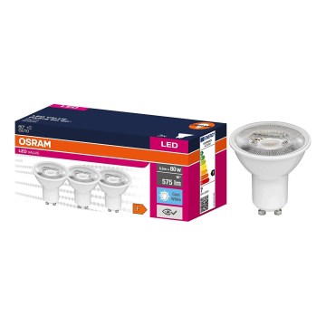 Комплект от 3 LED рефлекторни крушки PAR16 GU10/6,9W/230V 4000K 60° - Osram