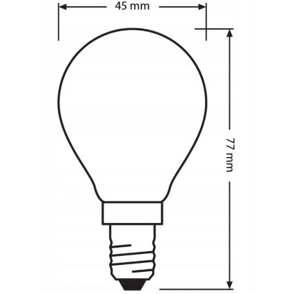 Комплект от 3 LED крушки BASE CLASSIC FILAMENT E14/5,9W/230V 4000K - Osram