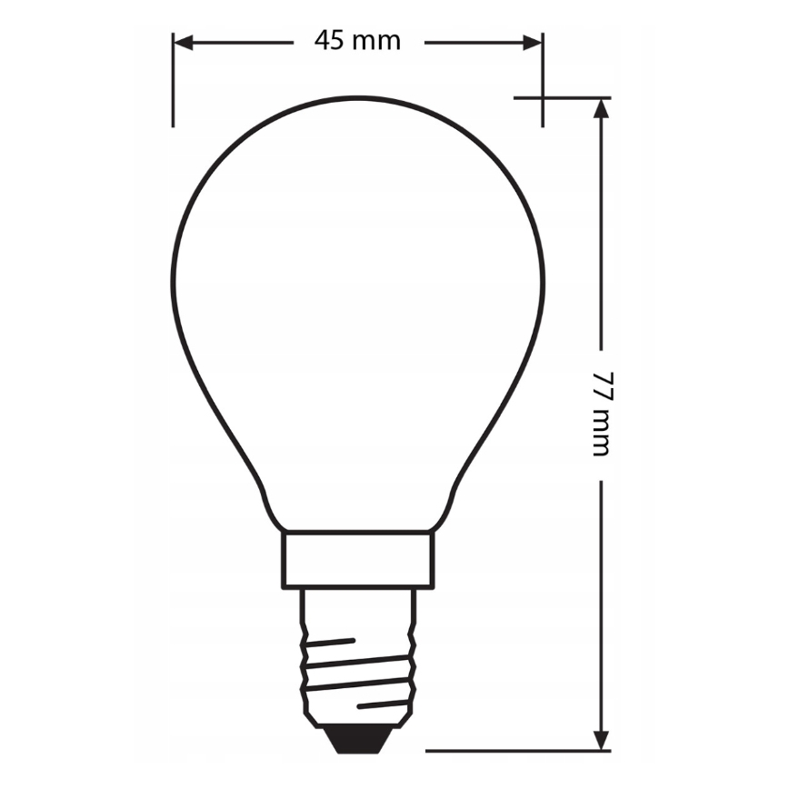 Комплект от 3 LED крушки BASE CLASSIC FILAMENT E14/5,9W/230V 4000K - Osram
