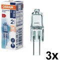 Комплект от 3 крушки за фурна HALOSTAR G4/10W/12V 2700K - Osram
