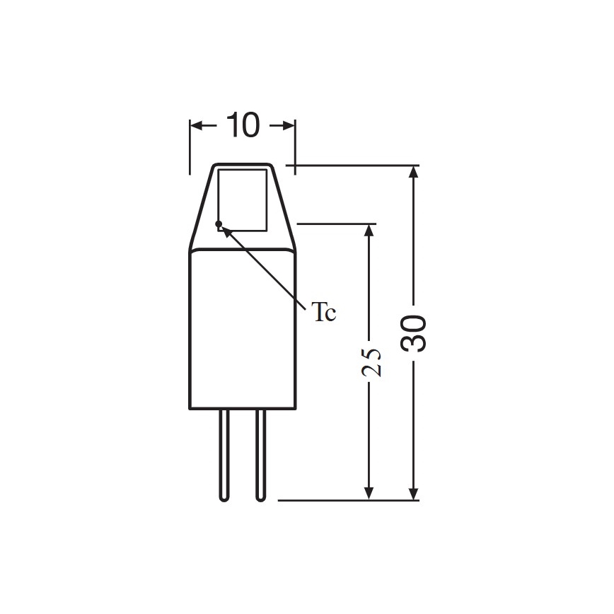 Комплект от 5 енергоспестяващи LED крушки PIN MICRO G4/1W/12V 2700K - Osram