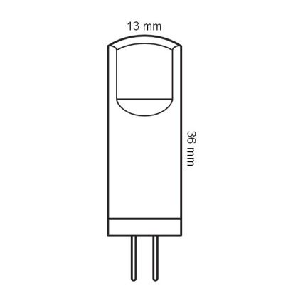 Комплект от 5x LED крушки PIN G4/1,8W/12V 2700K - Osram