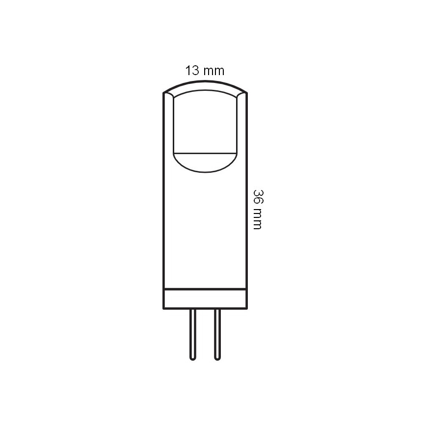 Комплект от 5x LED крушки PIN G4/1,8W/12V 2700K - Osram
