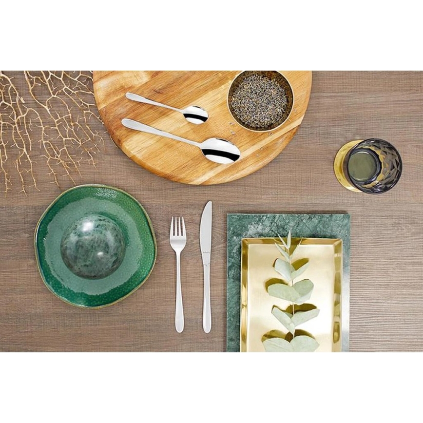 Комплект прибори MONACO от неръждаема стомана, 24 части