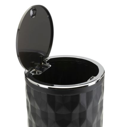 Комплект за баня REINA 5 бр. черен/лъскав хром