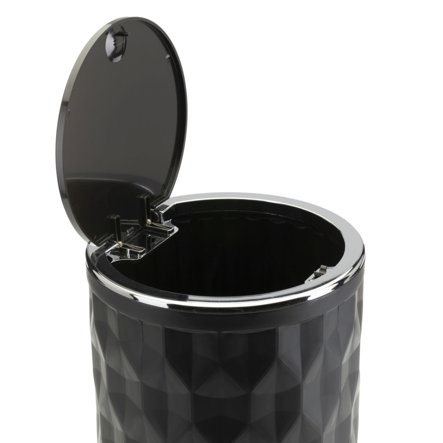 Комплект за баня REINA 5 бр. черен/лъскав хром