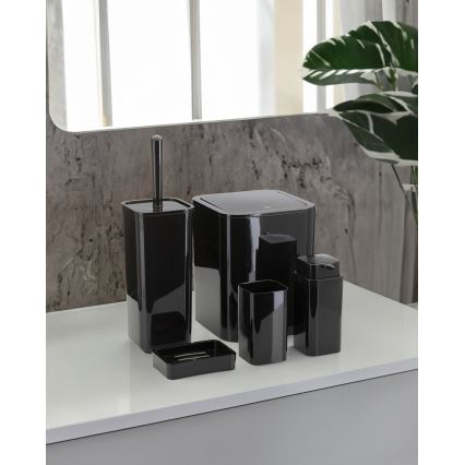 Комплект за баня SIERRA 5 бр. черен