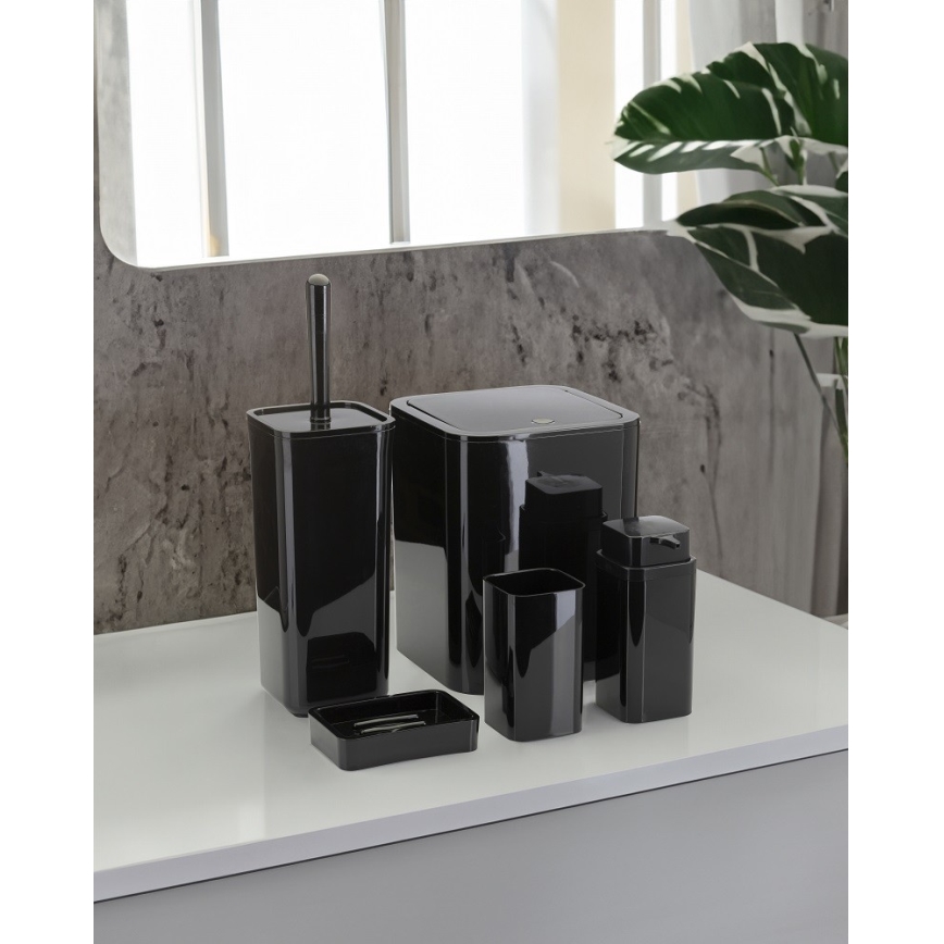 Комплект за баня SIERRA 5 бр. черен