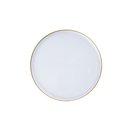 Комплект за хранене 18 бр. прозрачен/златист/стъкло