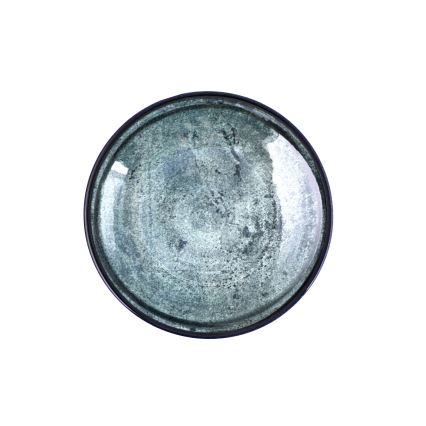 Комплект за хранене, 18 части, син порцелан