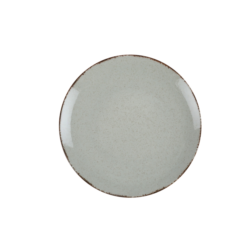 Комплект за хранене, 18 части, зелен/порцелан