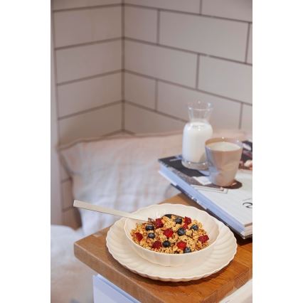 Комплект за хранене 18 части бял/порцелан