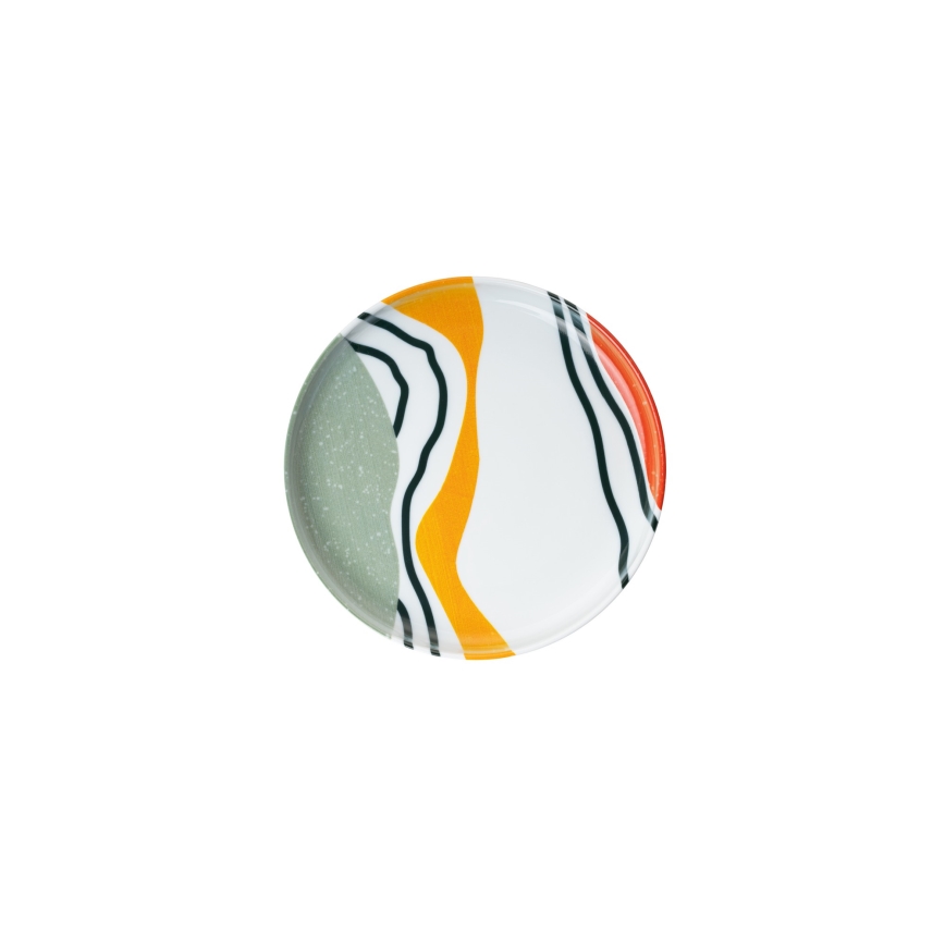 Комплект за хранене 18 части пъстроцветен/порцелан