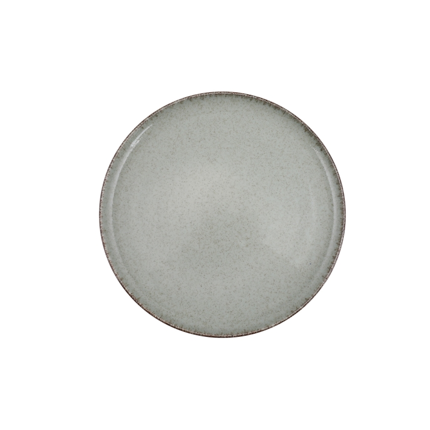 Комплект за хранене 18 части зелен/порцелан