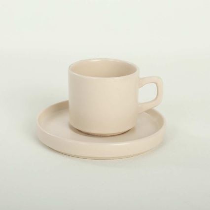 Комплект за хранене 20 части, пъстроцветен/каменина